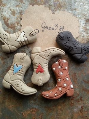 These Boots Are Made For / Ceramic Boot Pendant Pre-Order