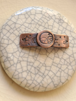 Little Moon / Copper Bracelet Bar