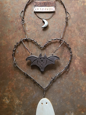 Reserved for Becky S / Something Wicked / Halloween Ornament