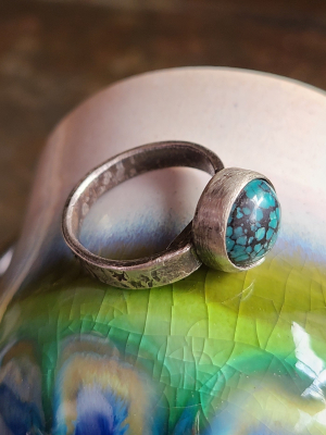 My Little World/ Sterling Silver and Turquoise Ring