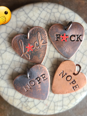 Reserved for Chiara / Copper Charms