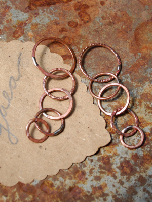 Ring-A-Ding / Made-to-Order Handmade Copper Chain