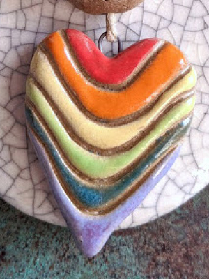 Love Is Love / Ceramic Pendants To Be Made