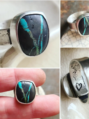 Wandering / Turquoise & Sterling Silver Ring