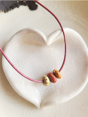 Sparkle / Ceramic Bead Necklace #1