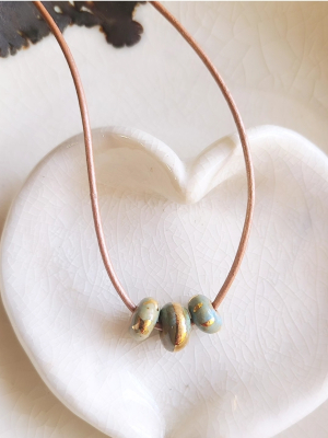 Sparkle / Ceramic Bead Necklace #3
