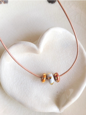 Sparkle / Ceramic Bead Necklace #2