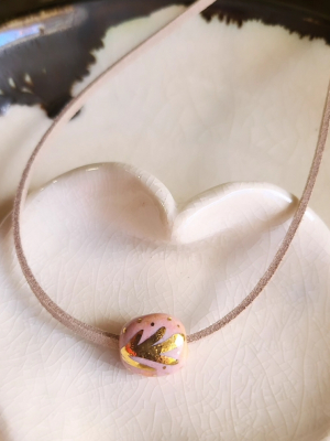 Sparkle / Ceramic Bead Necklace #7