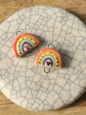 Rainbows / Ceramic & Luster Link Set