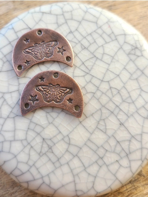 Moth Moon / Copper Link Pair