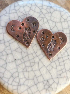 Owl Love You / Copper Link Pair