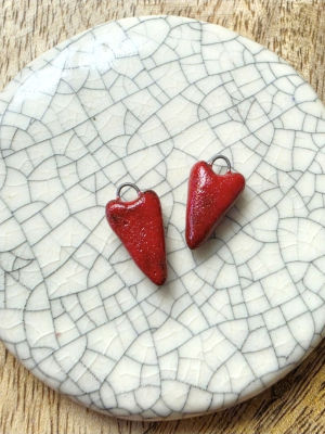 Red Hot / Ceramic Charm Set