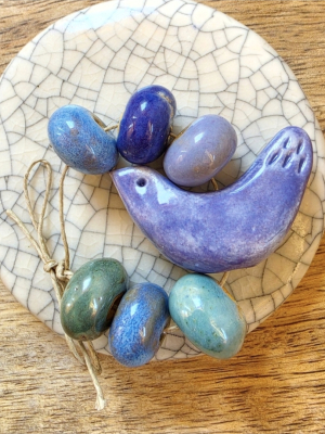 Blue Sky / Ceramic Beads
