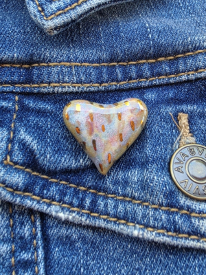 Magic Love / Ceramic Art Pin
